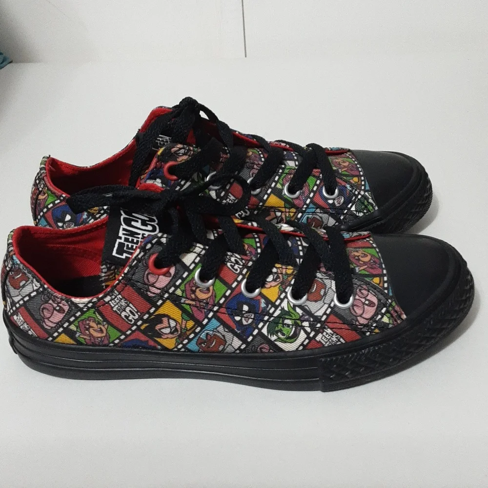 Converse Chuck Taylor Teen Titans Go Colorful Kids Youth 2‎ Sneakers